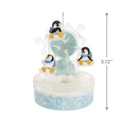 Hallmark Playful Penguins On Ferris Wheel Musical Ornament With Light And Motion -Hallmark Penguins on Ferris Wheel Keepsake Ornament 4499QGO2679 03