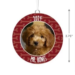 Hallmark Pet Personalized Text And Photo Ceramic Ornament 5 Hallmark Pet Personalized Text And Photo Ceramic Ornament -Hallmark Pet Personalized Round Ceramic Ornament 1999QHE1711B20 03