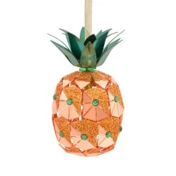 Pineapple Premium Metal Hallmark Ornament