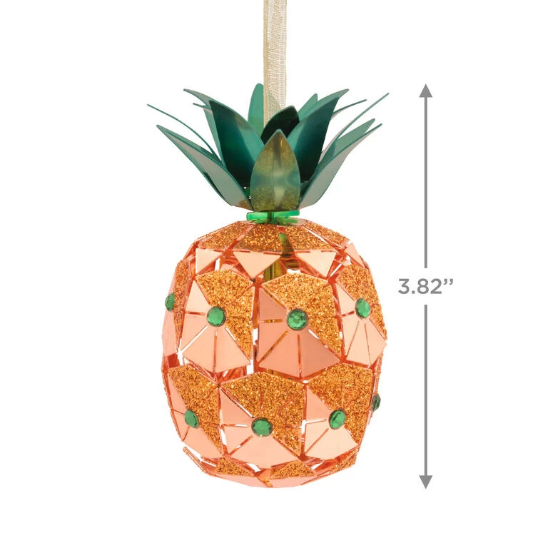 Pineapple Premium Metal Hallmark Ornament 3 Pineapple Premium Metal Hallmark Ornament - Image 3