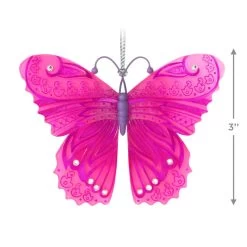 Hallmark Brilliant Butterflies Ornament 8 Hallmark Brilliant Butterflies Ornament -Hallmark Pink and Purple Butterfly Keepsake Ornament 1799QXR8077 03
