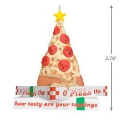 Hallmark O Pizza Tree Ornament -Hallmark Pizza Christmas Tree on Boxes Keepsake Ornament 1799QGO2857 03