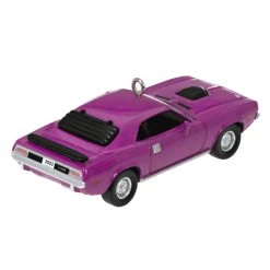 Hallmark Mini Lil' Classic Cars 1970 Plymouth Hemi® 'Cuda 2023 Metal Ornament, 0.58" -Hallmark Plymouth Hemi Cuda Car Keepsake Ornament 1299QXM9157 06