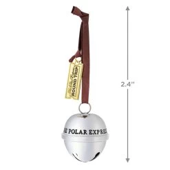 Hallmark The Polar Express™ Santa's Sleigh Bell 2023 Metal Ornament 8 Hallmark The Polar Express™ Santa's Sleigh Bell 2023 Metal Ornament -Hallmark Polar Express Sleigh Bell Keepsake Ornament 1799QXI6069 03