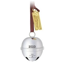 Hallmark The Polar Express™ Santa's Sleigh Bell 2023 Metal Ornament 11 Hallmark The Polar Express™ Santa's Sleigh Bell 2023 Metal Ornament -Hallmark Polar Express Sleigh Bell Keepsake Ornament 1799QXI6069 06