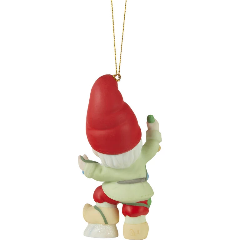 Precious Moments Gnome Worry, Be Happy Ornament, 4.1" 2 Precious Moments Gnome Worry, Be Happy Ornament, 4.1" - Image 2