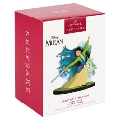 Hallmark Disney Mulan 25th Anniversary Heart Of A Warrior Ornament -Hallmark Princess Mulan With Sword Keepsake Ornament 1999QXD6679 04