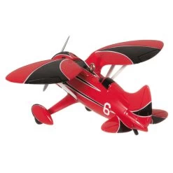 Hallmark Sky's The Limit Bulldog Racer Ornament -Hallmark Red Black White Airplane Keepsake Ornament 1999QXR8169 06