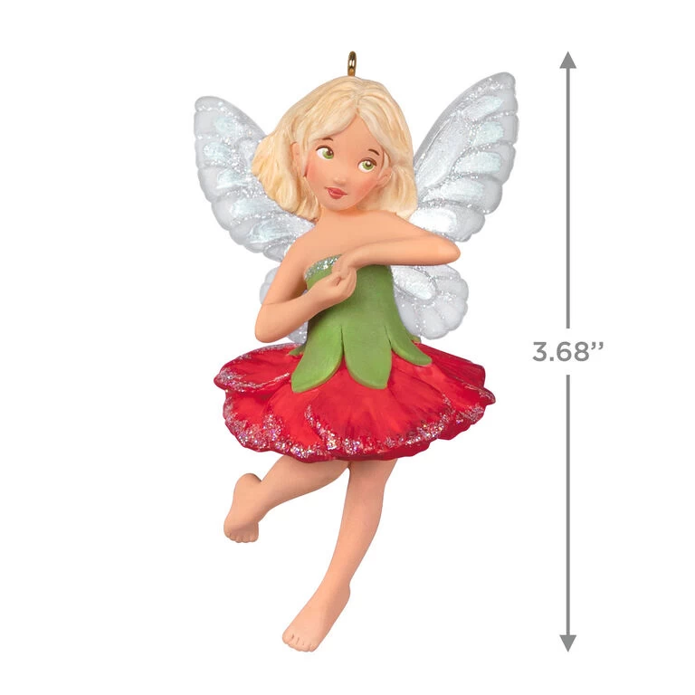 Hallmark Fairy Messengers Carnation Fairy Ornament 3 Hallmark Fairy Messengers Carnation Fairy Ornament - Image 3
