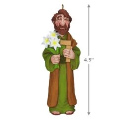 Hallmark Saint Joseph Ornament -Hallmark Saint Joseph Holding Lilies Keepsake Ornament 1799QGO2757 03