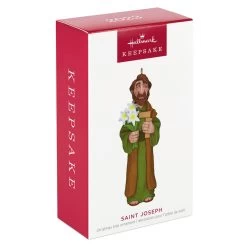 Hallmark Saint Joseph Ornament -Hallmark Saint Joseph Holding Lilies Keepsake Ornament 1799QGO2757 04