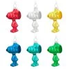 Hallmark The Peanuts® Gang Snoopy Glass Ornaments, Set Of 6