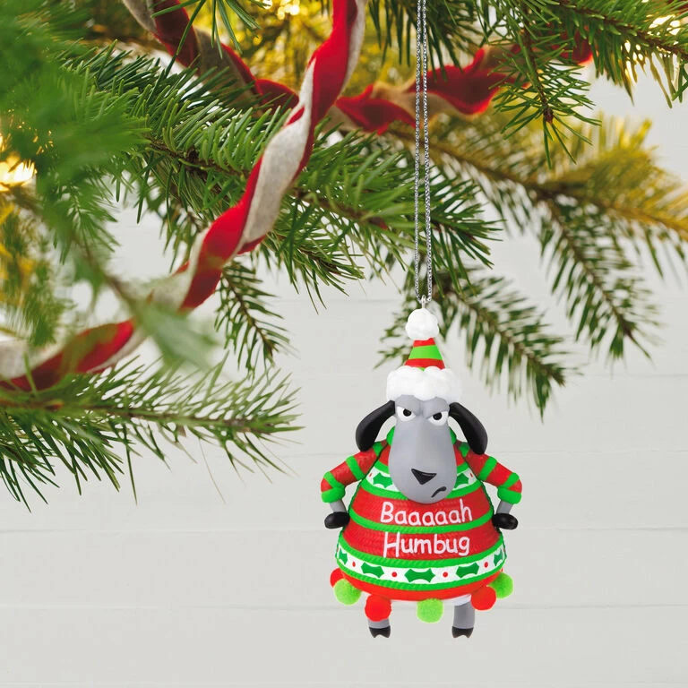 Hallmark Baaaaah Humbug! Ornament 2 Hallmark Baaaaah Humbug! Ornament - Image 2