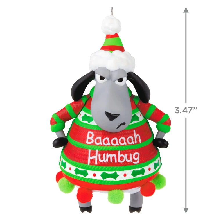 Hallmark Baaaaah Humbug! Ornament 3 Hallmark Baaaaah Humbug! Ornament - Image 3