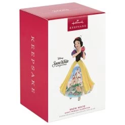 Hallmark Disney Princess Celebration Snow White Porcelain Ornament -Hallmark Snow White With Castle Dress Keepsake Ornament 2999QXR8189 04