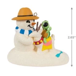 Hallmark Sandal The Snowman Ornament -Hallmark Snowman on Beach Keepsake Ornament 1799QXR8097 03
