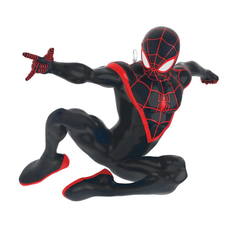 Hallmark Mini Marvel Spider-Man And Miles Morales Ornaments, Set Of 2 2 Hallmark Mini Marvel Spider-Man And Miles Morales Ornaments, Set Of 2 - Image 2