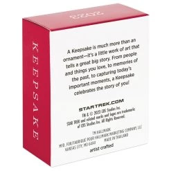 Hallmark Mini Star Trek™ U.S.S. Enterprise NCC-1701 Ornament, 0.035" -Hallmark Star Trek USS Enterprise Keepsake Ornament 1099QXM9327 05