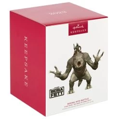Hallmark Star Wars: The Book Of Boba Fett™ Riding Into The Battle Ornament -Hallmark Star Wars Boba Fett on Rancor Keepsake Ornament 2499QXI7087 04