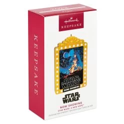 Hallmark Star Wars: A New Hope™ Now Showing Ornament With Light 9 Hallmark Star Wars: A New Hope™ Now Showing Ornament With Light -Hallmark Star Wars Movie Poster Keepsake Ornament 2499QXI7149 04