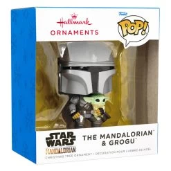 Star Wars The Mandalorian™ With Grogu™ Funko POP!® Hallmark Ornament -Hallmark Star Wars The Mandalorian With Grogu Funko POP Christmas Ornament 3HCM1103 04