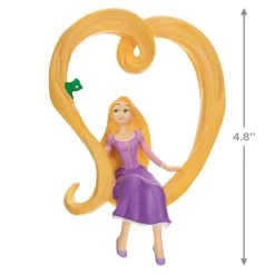 Hallmark Disney Tangled Rapunzel's Heart Of Gold Ornament -Hallmark Tangled Rapunzel and Pascal Keepsake Ornament 1899QXD6557 03
