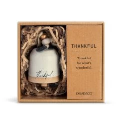 Demdaco Thankful Mini Inspired Bell, 2.5" -Hallmark Thankful Mini Inspired Bell 1008010011 03