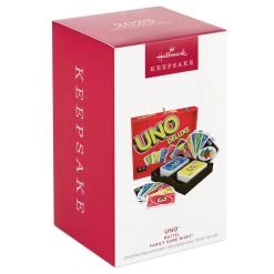 Hallmark Mattel UNO™ Family Game Night® Ornament -Hallmark UNO Game Keepsake Ornament 1899QXR8249 04