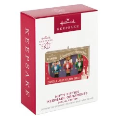 Hallmark Nifty Fifties Keepsake Ornaments Special Edition Ornament -Hallmark Vintage Box of Nutcrackers Keepsake Ornament 2099QGO2819 04