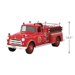 Hallmark Fire Brigade 1956 Dodge Fire Engine 2023 Ornament With Light -Hallmark Vintage Fire Truck Keepsake Ornament 2799QXR8167 03