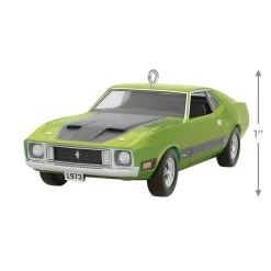 Hallmark Classic American Cars 1973 Ford Mustang Mach 1 2023 Metal Ornament -Hallmark Vintage Ford Mustang Car Keepsake Ornament 2199QXR8157 03