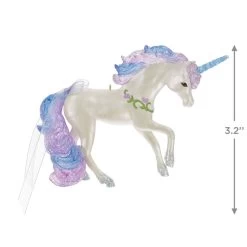 Hallmark Majestic Unicorn Ornament -Hallmark White Blue and Purple Unicorn Keepsake Ornament 1799QGO2717 03