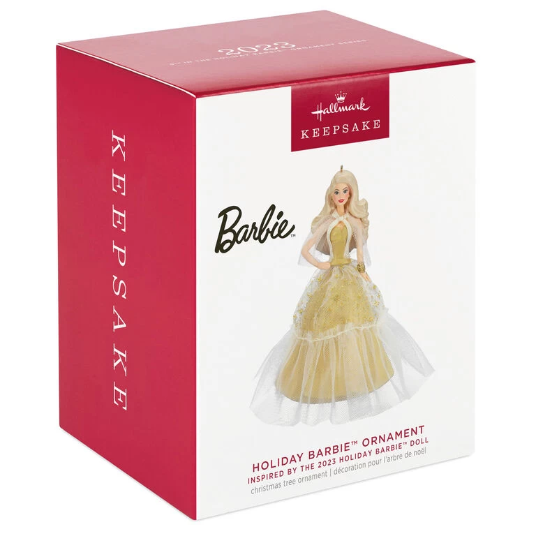 Hallmark 2023 Holiday Barbie™ Ornament 4 Hallmark 2023 Holiday Barbie™ Ornament - Image 4