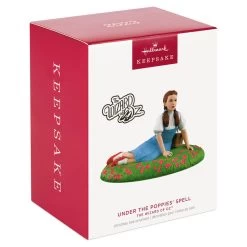 Hallmark The Wizard Of Oz™ Under The Poppies' Spell Ornament -Hallmark Wizard of Oz Dorothy in Poppies Keepsake Ornament 2199QXI6107 04